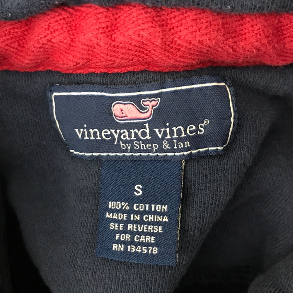 [3 for $15] Vineyard Vines Corduroy Shep Zip Pullover Sweater - Picture 7 of 8